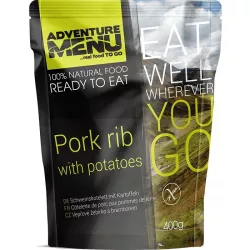Pork rib with potatoes свиные ребрышки с отварным картофелем - Robinzon.ua