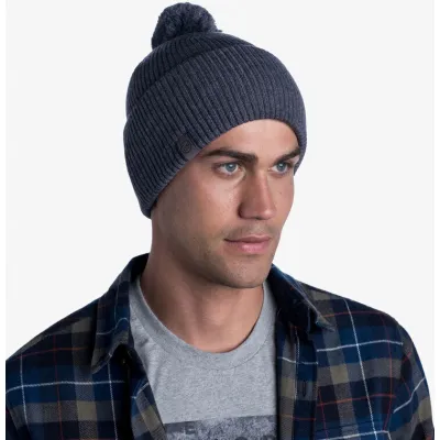 Шапка Buff Crossknit Beaney, Solid Light Grey (BU 126483.933.10.00) - 4 - Robinzon.ua