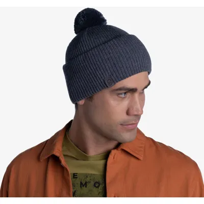 Шапка Buff Crossknit Beaney, Solid Light Grey (BU 126483.933.10.00) - 5 - Robinzon.ua
