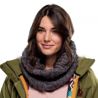 Шарф-труба Buff Knitted Neckwarmer Comfort Darla, Grey Pewter (BU 116045.906.10.00) - 2 - Robinzon.ua