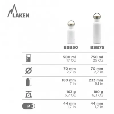 Бутылка для воды DLBSB7MO Laken - 4 - Robinzon.ua