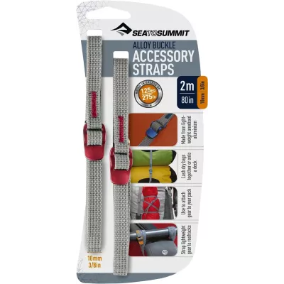 Стяжной ремень Accessory Strap Grey, 2 м x 10 мм от Sea to Summit (STS ATDAS102.0) - Robinzon.ua