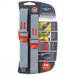 Стяжний ремінь Accessory Strap Grey, 2 м x 20 мм від Sea to Summit (STS ATDAS202.0) - Robinzon.ua