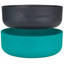 DeltaLight Bowl Set набір посуду (Pacific Blue/Charcoal, L) - Robinzon.ua
