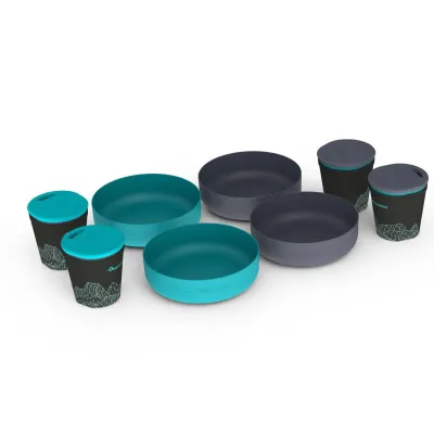 Набір посуду DeltaLight Camp Set 4.4 Pacific Blue/Grey від Sea to Summit (STS ADLTSET4) - 1 - Robinzon.ua