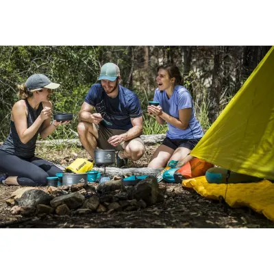 Набір посуду DeltaLight Camp Set 4.4 Pacific Blue/Grey від Sea to Summit (STS ADLTSET4) - 4 - Robinzon.ua