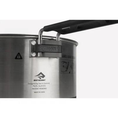 Каструля з розкладною ручкою Sigma Pot Black/Siver, 3700 мл від Sea to Summit (STS APOTSIG3.7L) - 3 - Robinzon.ua