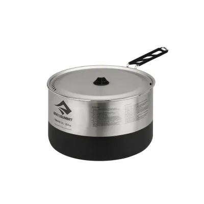 Каструля з розкладною ручкою Sigma Pot Black/Siver, 3700 мл від Sea to Summit (STS APOTSIG3.7L) - 1 - Robinzon.ua