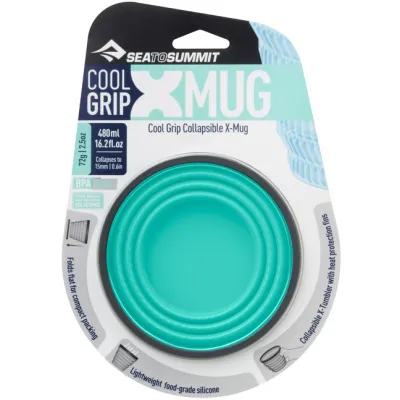 Чашка складна X-Mug Cool Grip, Charcoal від Sea to Summit (STS AXCGMUGCH) - 2 - Robinzon.ua