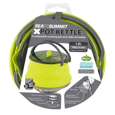 Чайник складаний X-Pot Kettle Green, 1300 мл від Sea to Summit (STS AXKET1.3LI) - 6 - Robinzon.ua
