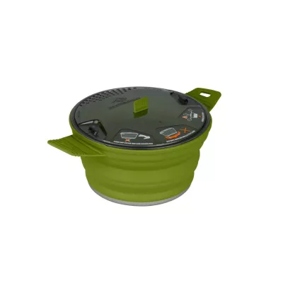 X-Pot кастрюля с алюминиевым дном (Olive, 2.8 L) - Robinzon.ua