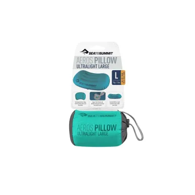 Надувна подушка Sea To Summit Aeros Ultralight Pillow, 14х44х32см, Aqua (STS APILULLAQ) - 1 - Robinzon.ua