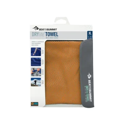 Рушник з мікрофібри DryLite Towel, XL - 75х150см, Orange від Sea to Summit (STS ADRYAXLOR) - 3 - Robinzon.ua