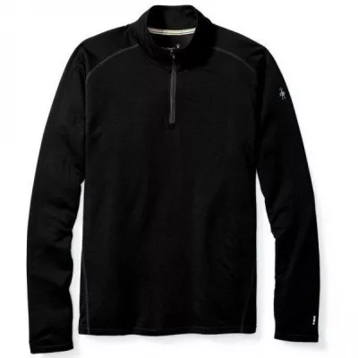 Термофутболка чоловіча Smartwool Merino 150 Baselayer 1/4 Zip Black, р.S (SW 14070.001-S) - Robinzon.ua