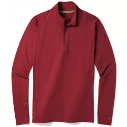 Термофутболка мужская Smartwool Merino 150 Baselayer 1/4 Zip Tibetan Red, р.S (SW 14070.A25-S) - Robinzon.ua