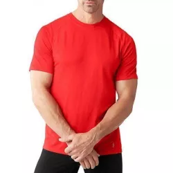 Футболка мужская Smartwool Men's Merino 150 Baselayer Short Sleeve, Fire Red, р.XL (SW 14041.673-XL) - Robinzon.ua