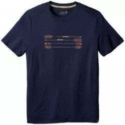 Футболка мужская Smartwool Merino 150 Logo Tee Black, р.M (SW 16059.001-M) - Robinzon.ua