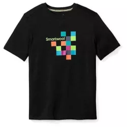 Футболка чоловіча Smartwool Merino 150 Logo Tee Black, р. M (SW 16059.001-M) - Robinzon.ua