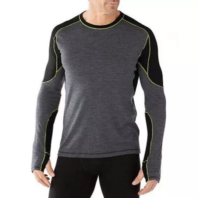 Термофутболка мужская Smartwool PhD Light Long Sleeve Charcoal, р.XL (SW 14013.003-XL) - Robinzon.ua