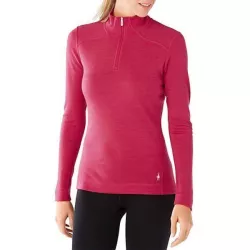 Термофутболка женская Smartwool NTS Mid 250 Zip T Potion Pink Heather, р.L (SW SS221.907-L) - Robinzon.ua