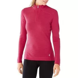 Термофутболка жіноча Smartwool NTS Mid 250 Zip T Potion Pink Heather, р.M (SW SS221.907-M) - Robinzon.ua