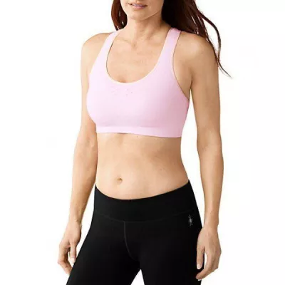 Топ женский Smartwool PhD Seamless Racerback Bra Pink Horizon Heather, р.L (SW SO160.665-L) - Robinzon.ua