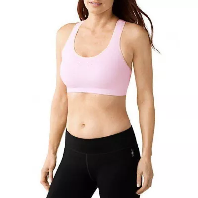 Топ женский Smartwool PhD Seamless Racerback Bra Pink Horizon Heather, р.XL (SW SO160.665-XL) - Robinzon.ua