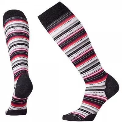 Носки женские Smartwool Margarita Knee High Charcoal Heather, р.M (SW 10044.010-M) - Robinzon.ua