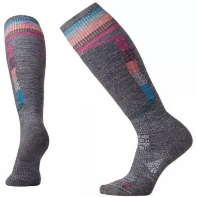 Шкарпетки жіночі Smartwool PhD Ski Light Elite Pattern Medium Gray, р. S (SW 15016.052-S) - Robinzon.ua