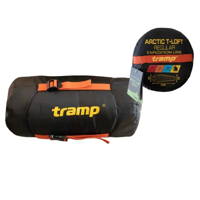 Спальний мішок Tramp Arctic Regular кокон правий orange/grey 220/80-50 UTRS-048R - 5 - Robinzon.ua