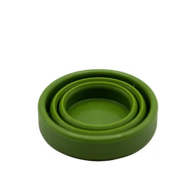 Стакан складаний силіконовий Tramp з кришкою 180ml olive UTRC-083-olive - 4 - Robinzon.ua