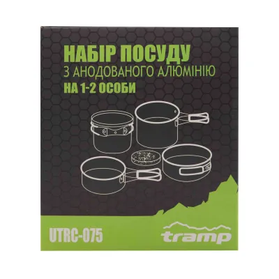 Набор посуды TRAMP з анодованого алюмінію на 1-2 персони 0,9/1,3л UTRC-075 - 4 - Robinzon.ua