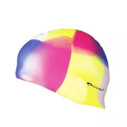 Шапочка для плавания Spokey Abstract Multicolor Силіконовая (s0510) - Robinzon.ua