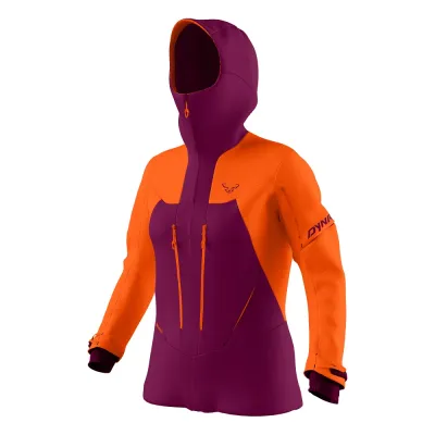 Горнолыжная женская мембранная куртка Dynafit Free GTX, S - Violet/Orange (71351 6211) - 1 - Robinzon.ua