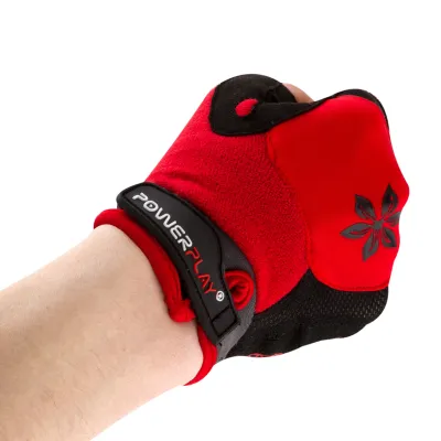 Велорукавички PowerPlay 5284 A XS Красные (5284A_XS_Red) - 4 - Robinzon.ua
