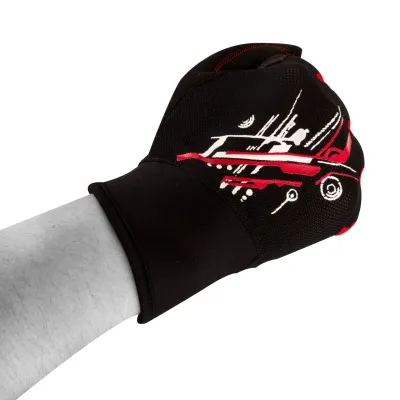 Велорукавички PowerPlay 6607 L Черно-Красные (PP_6607_L_Red/Black) - 3 - Robinzon.ua