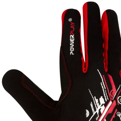 Велорукавички PowerPlay 6607 L Черно-Красные (PP_6607_L_Red/Black) - 6 - Robinzon.ua