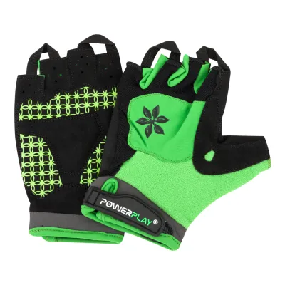 Велорукавички PowerPlay 5284 B XS Зеленые (5284B_XS_Green) - 3 - Robinzon.ua