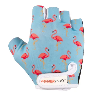 Велорукавички PowerPlay 001 Фламінго XS Блакитні (001_Blue_Flamingo_XS) - 5 - Robinzon.ua