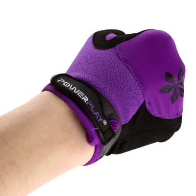 Велорукавички PowerPlay 5284 XS Фіолетові (5284_XS_Purple) - 4 - Robinzon.ua