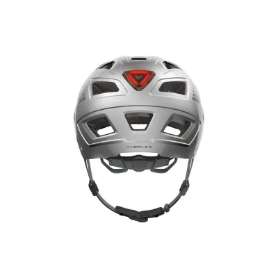 Шолом велосипедний ABUS HYBAN 2.0 M 52-58 Signal Silver (869143) - 3 - Robinzon.ua