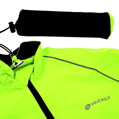 Вітровка велосипедна Nuckily MJ004 Fluorescent S Салатовий (5081-14967) - 5 - Robinzon.ua