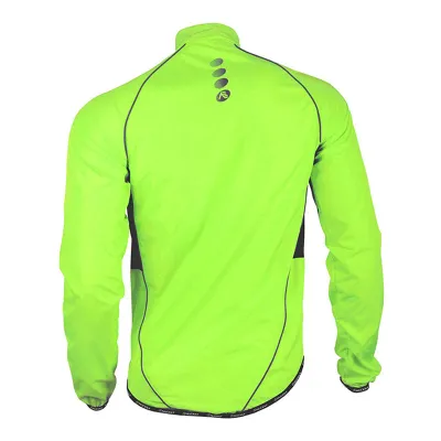 Вітровка велосипедна Nuckily MJ004 Fluorescent S Салатовий (5081-14967) - 1 - Robinzon.ua