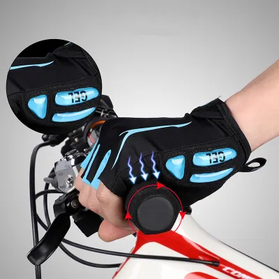 Рукавички велосипедні West Biking 0211190 L Blue (4934-14758a) - 4 - Robinzon.ua