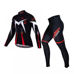 Велокостюм для мужчин X-Tiger XM-CT-013 Trousers Красный L (5107-18011) - Robinzon.ua