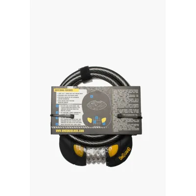 Велозамок кодовий Onguard 8031GLO DOBERMAN GLO 185см х 12мм Чорний - 2 - Robinzon.ua