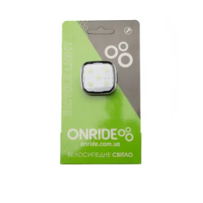 Передний фонарь ONRIDE Clue 20 USB 130 Lm Серебристый - 2 - Robinzon.ua