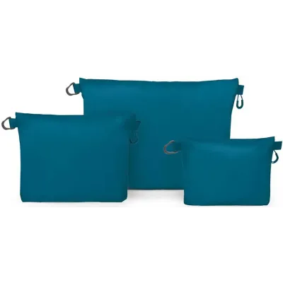 Сумка Osprey Ultralight Zipper Sack Set Набір Large Medium Small Waterfront Blue - 1 - Robinzon.ua