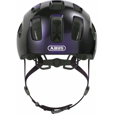 Велосипедний шолом дитячий ABUS YOUN-I 2.0 S 48–54 Black Violet - 2 - Robinzon.ua