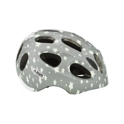 Велосипедний шолом дитячий ABUS YOUN-I 2.0 M 52–57 Grey Star - 2 - Robinzon.ua